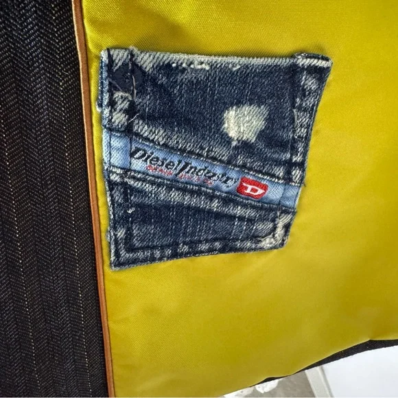 Vintage Diesel Truckistan Blazer Metallic Pinstripe Gorpcore Y2K Brown XXL - Picture 6 of 15